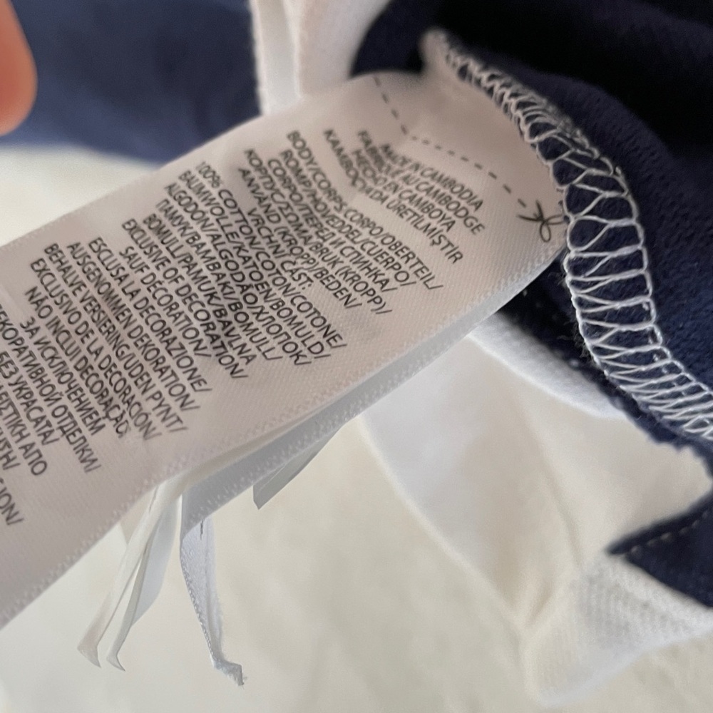 18-20 Polo Ralph Lauren Navy and White Polo Shirt BIG PONY. - Picture 14 of 14